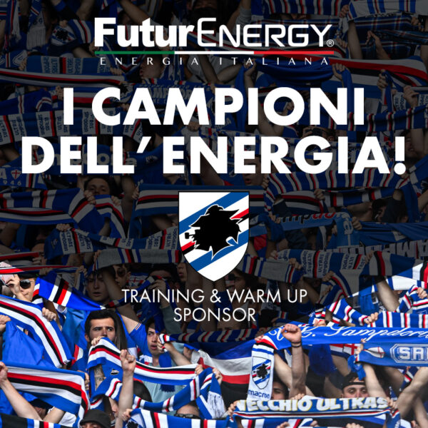 Sampdoria, FuturEnergy nuovo sponsor per allenamenti e warm up